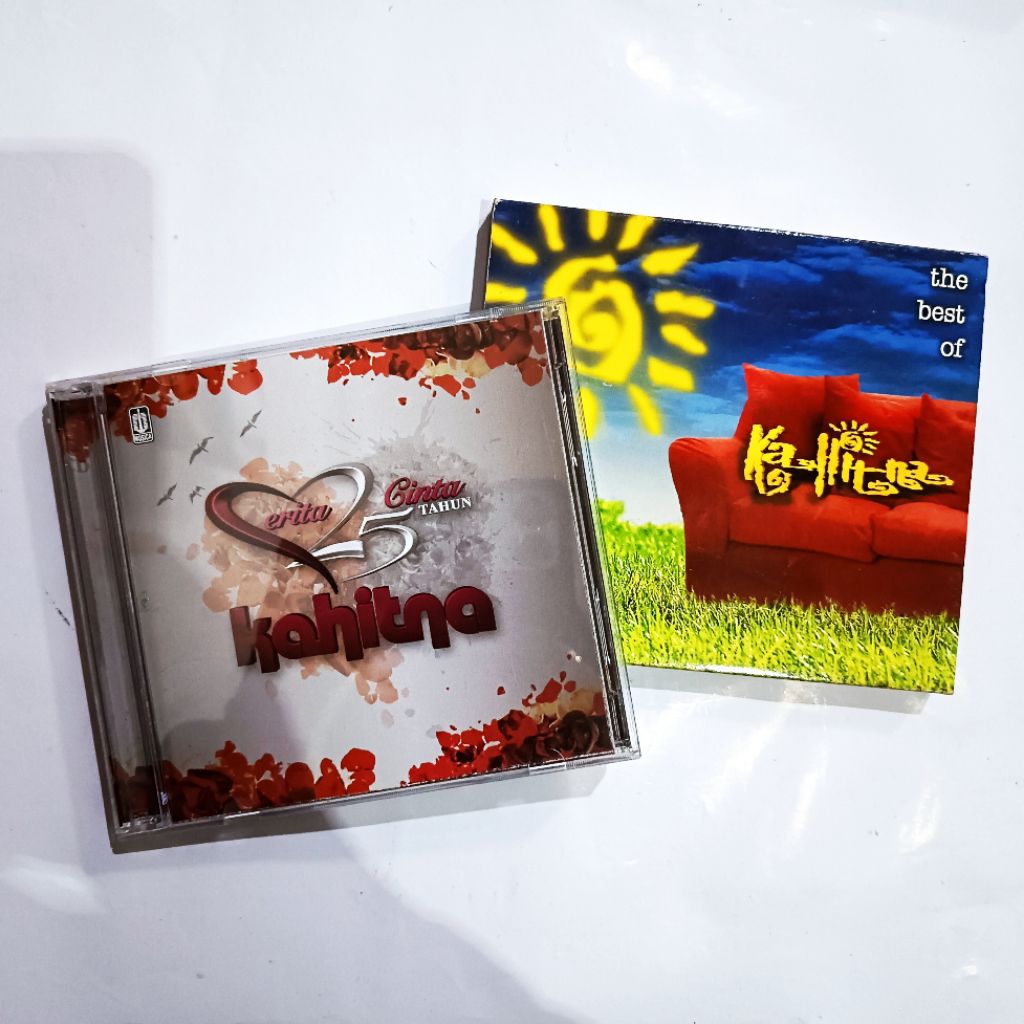2 CD KAHITNA "Cerita Cinta: 25 Tahun Kahitna" & "The Best of Kahitna"