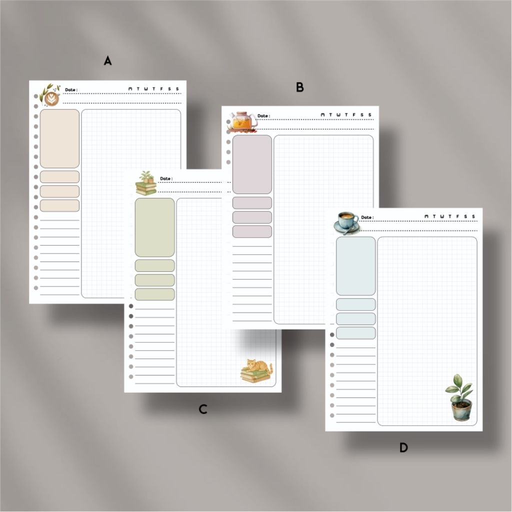 

refill binder notes / isi ulang binder a5 catatan aesthetic ring 20