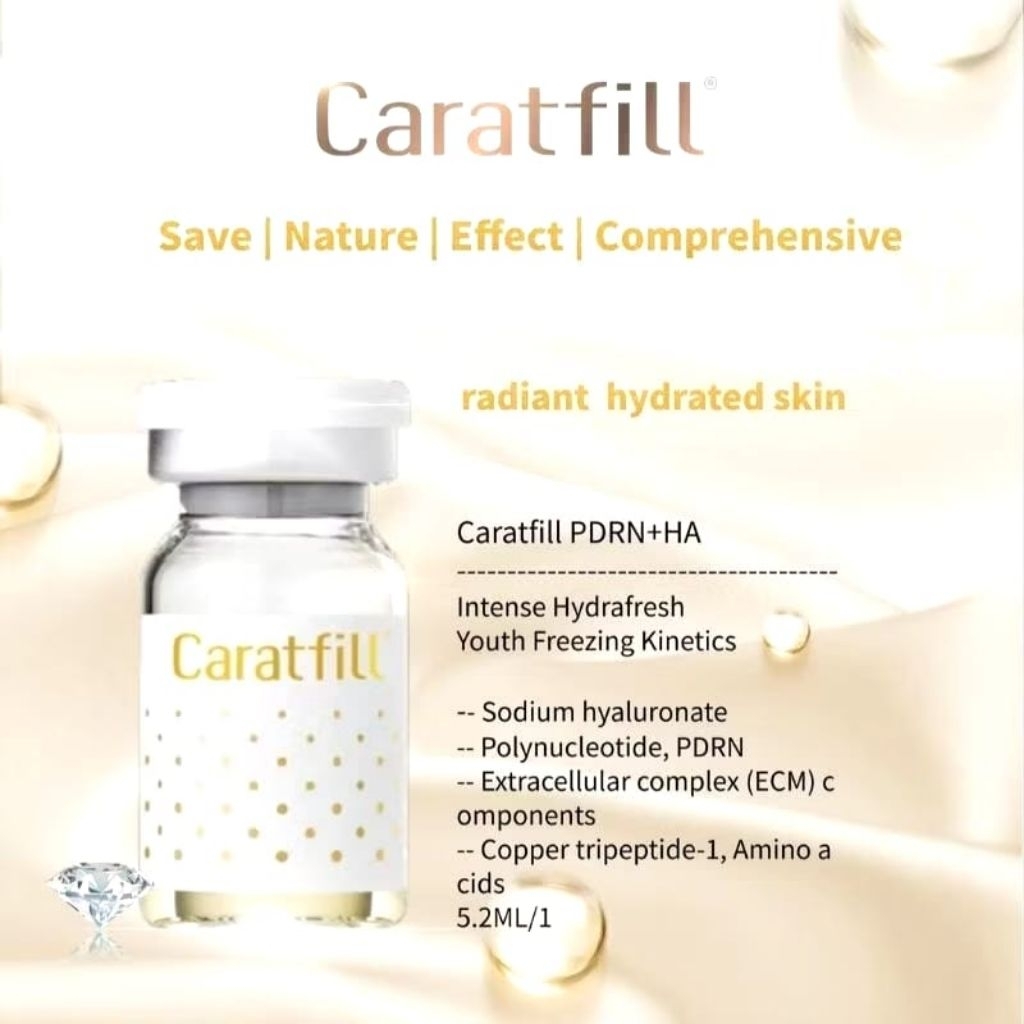 CARATFILL PDRN + HA SKIN BOOSTER DNA SALMON BERKUALITAS TERJAMIN