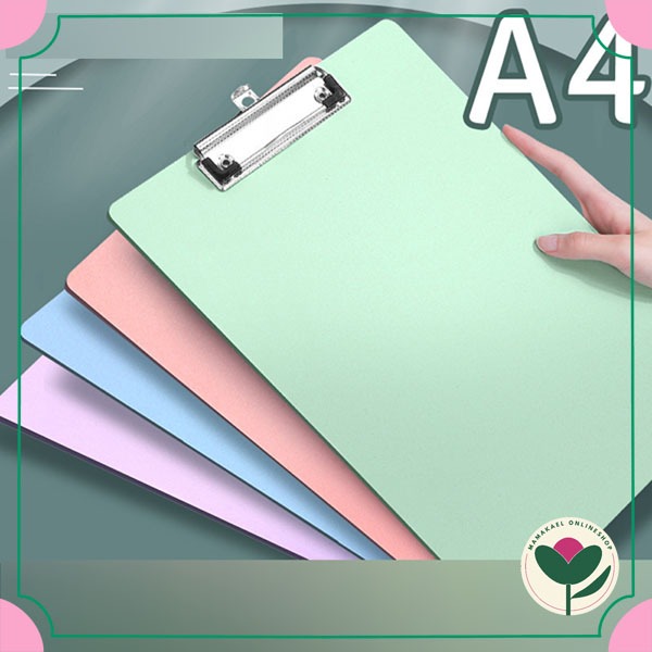 

Clipboard pastel ukuran A4 papan ujian papan jalan MK2058