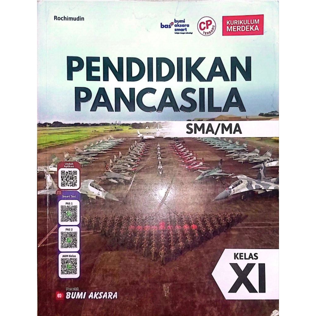 BUKU PPKN KELAS 11 BUMI AKSARA (PRELOVED)