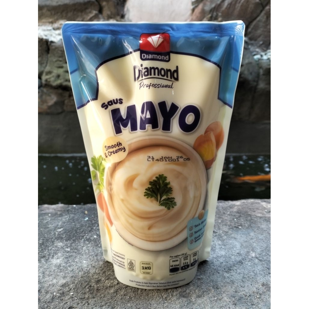 

Saus mayo mayonnaise diamond 1kg Ed 01.2026