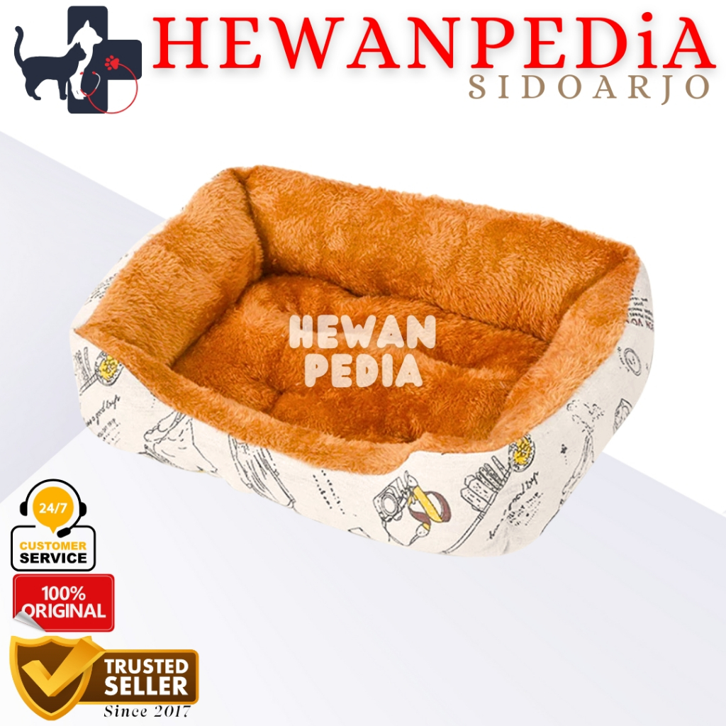 KASUR BULU ANJING & KUCING KELINCI HAMSTER MARMUT - Kasur Bantal Bulu Lembut Untuk Kucing Anjing Kel