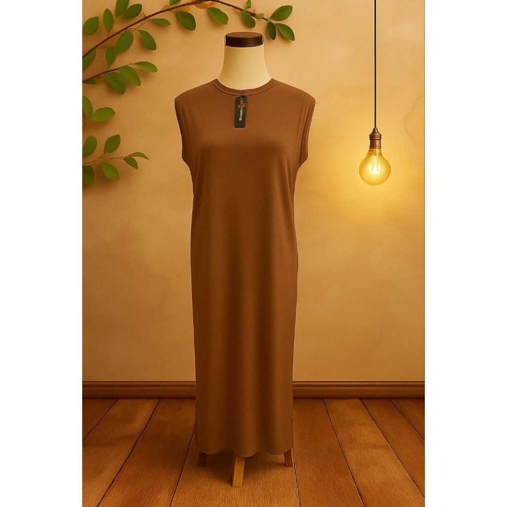 INNER GAMIS BUNTUNG  BAHAN SPANDEK/GAMIS SPANDEK/DALAMAN GAMIS