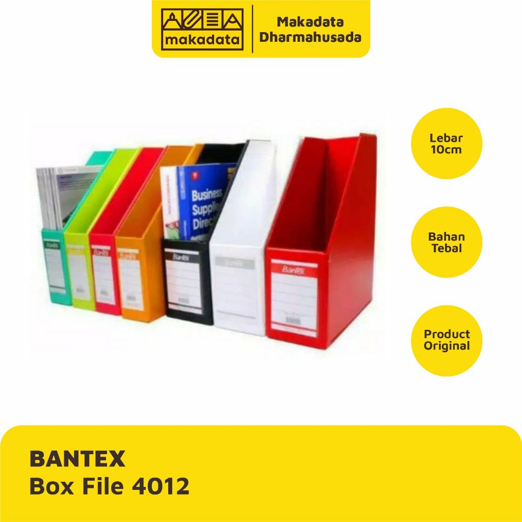 

BOX FILE BANTEX A4 10CM 4012 (1 PCS)