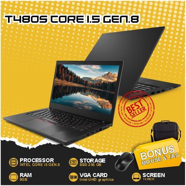 Laptop Lenovo T480s Core i5 Gen 8  - Mulus - Windows 10
