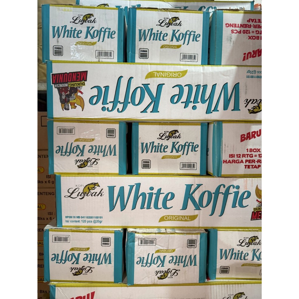 

[JATIM] LUWAK WHITE COFFEE 1 DUS (1 DUS/120 PCS)