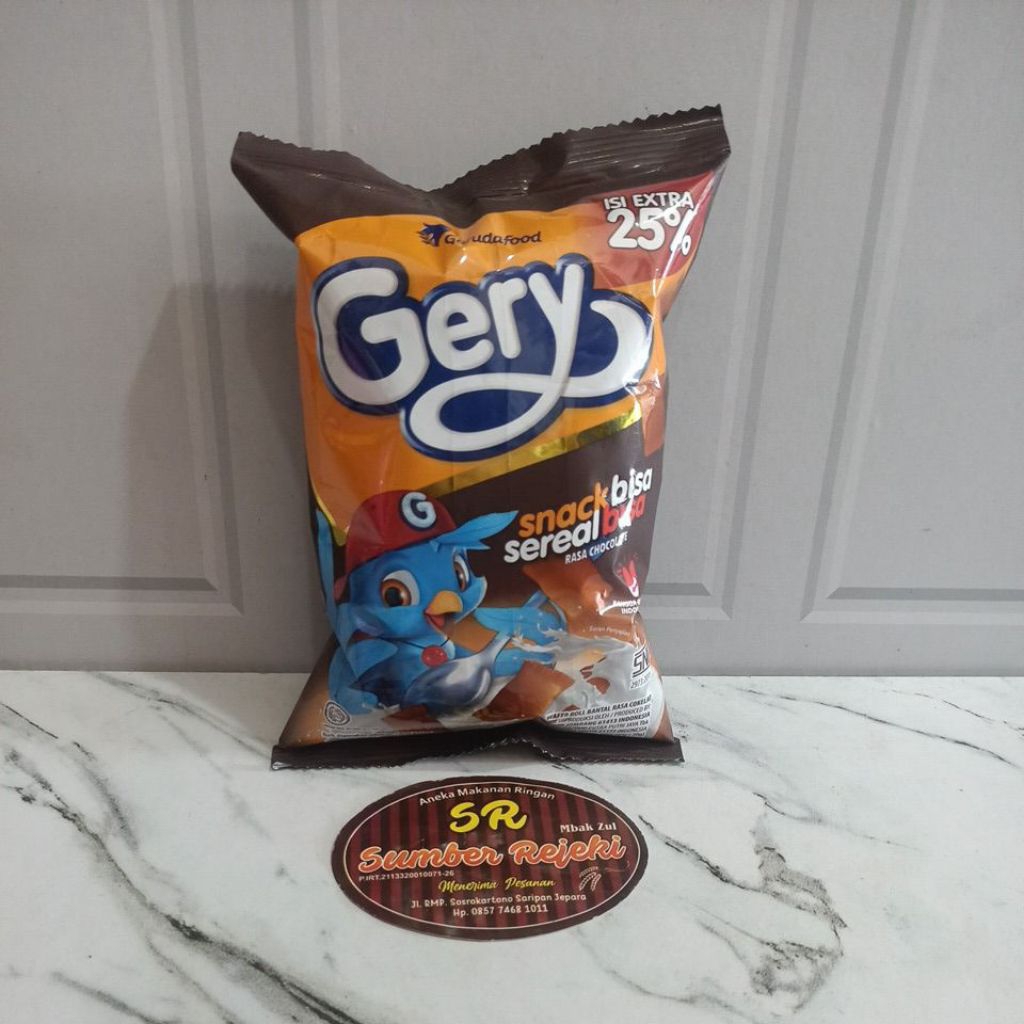 

GERY SNACK SEREAL COKLAT BERAT 100 GRAM