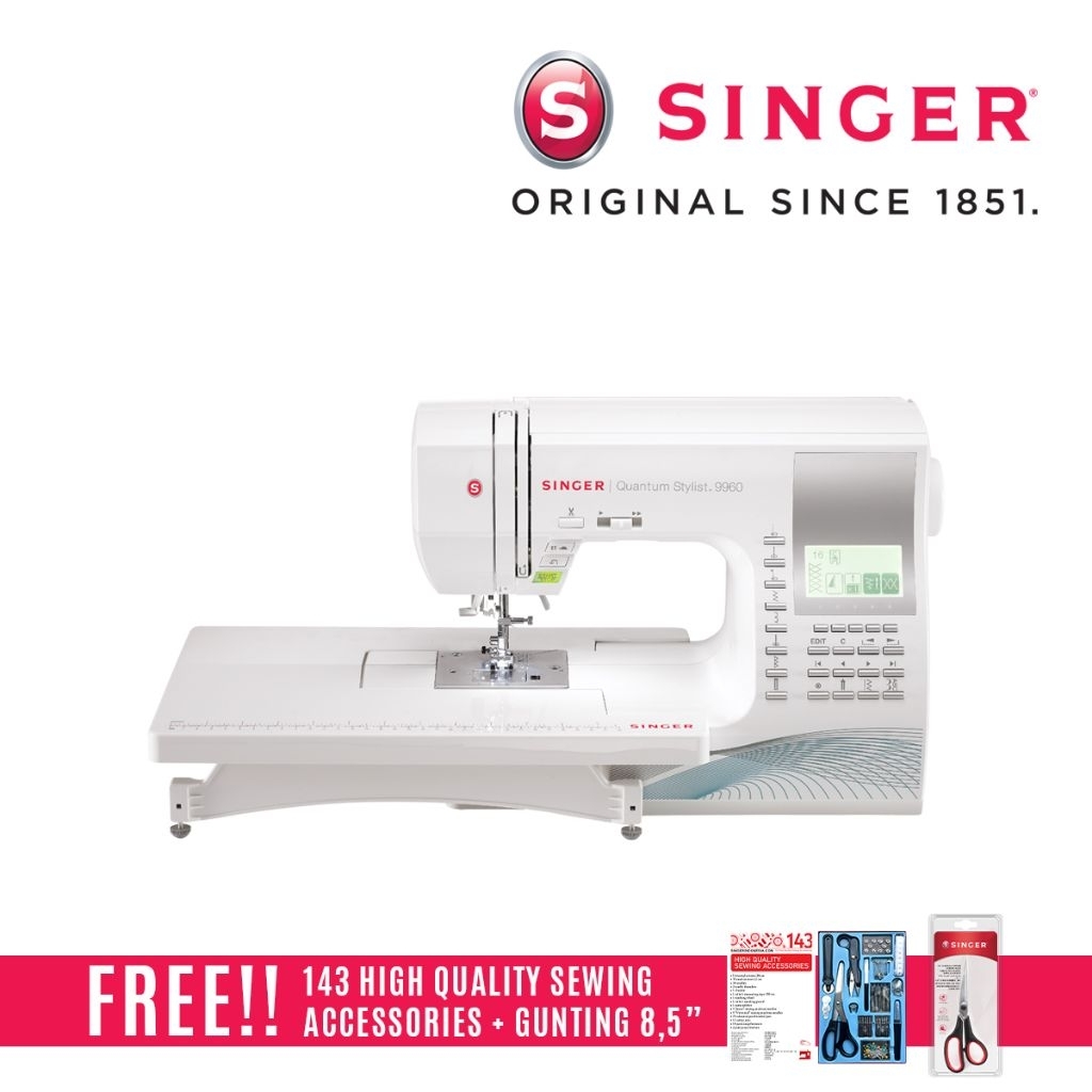 Mesin Jahit  SINGER Quantum Electronic 9960