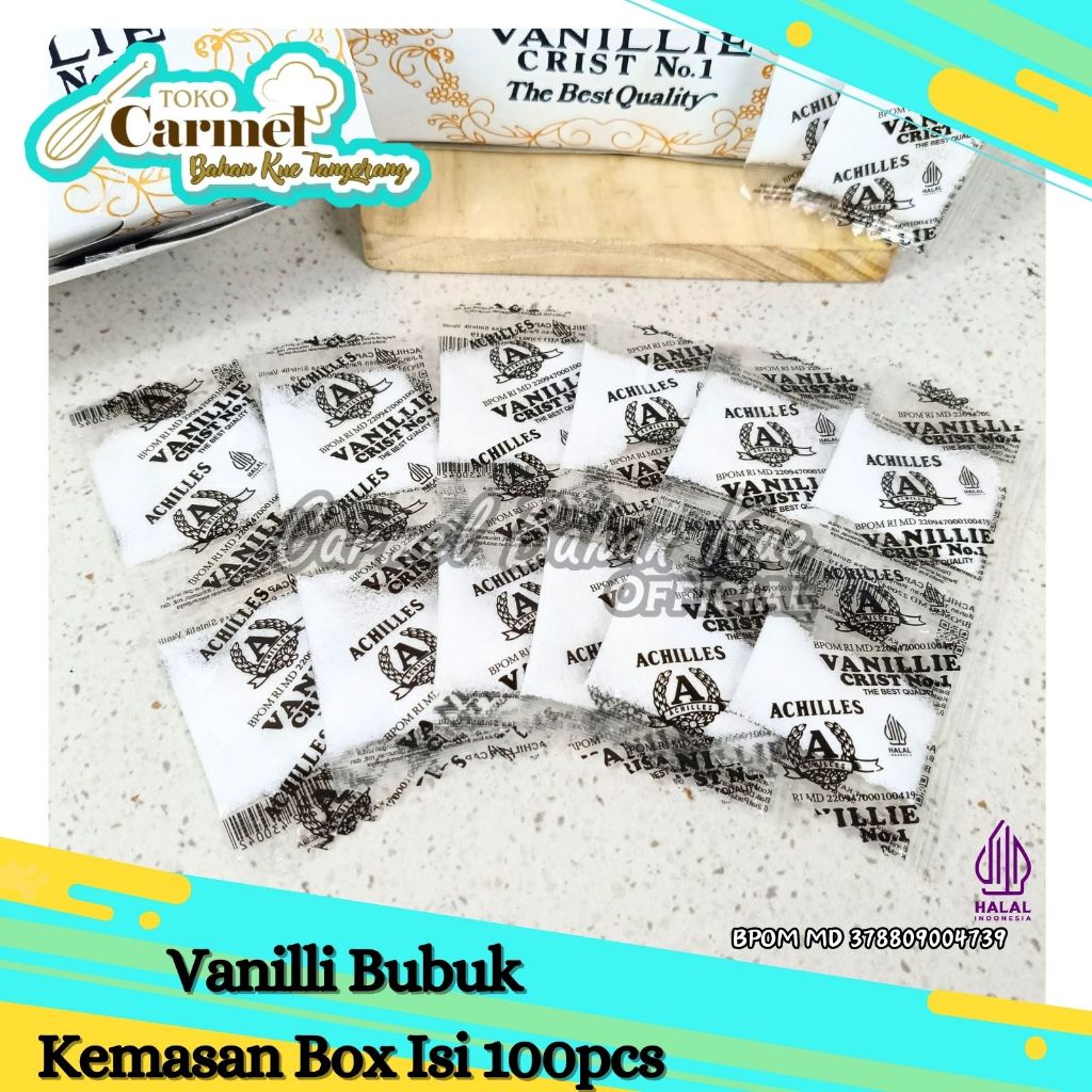 Vanili Bubuk ACHILES - BOX (100sachet) 2