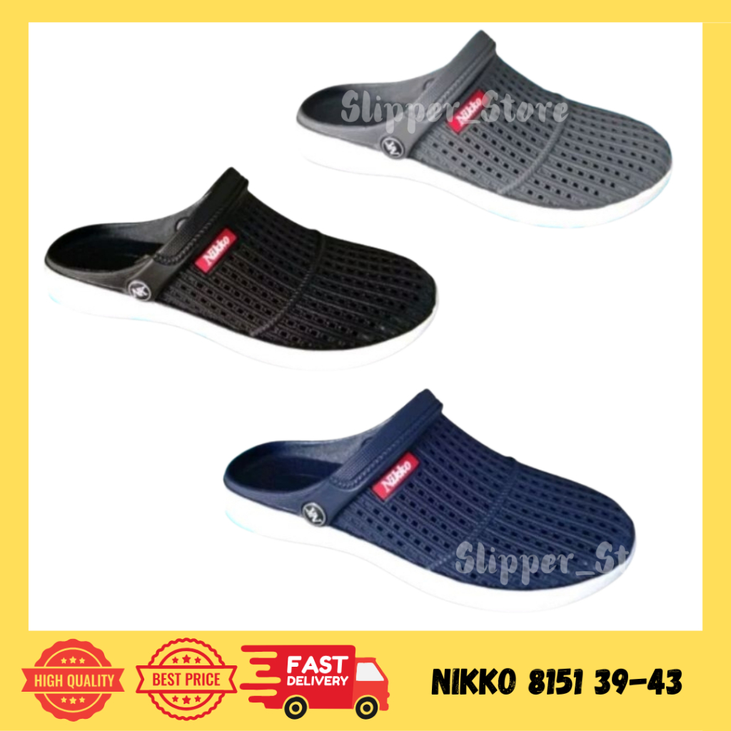 NIKKO 8151 - Sandal bakpao NIKKO 8151  model terbaru SEPATU PRIA SLOP SANDAL PRIA DEWASA SANDAL / SE