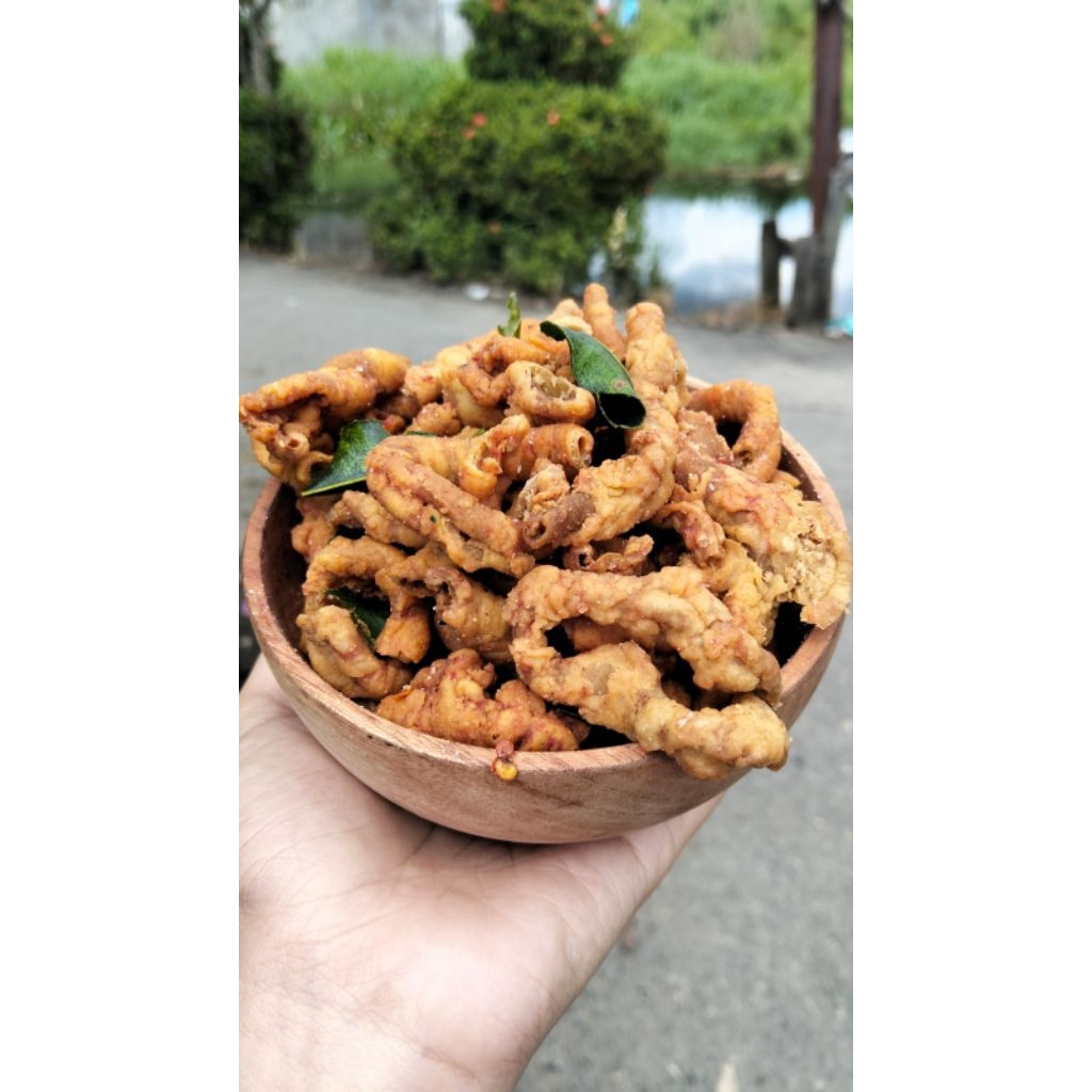 

Keripik usus JUARA kemasan ecer