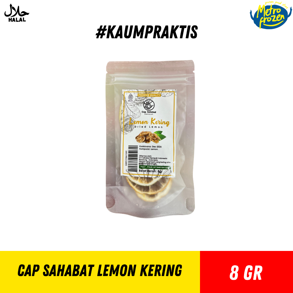 

CAP SAHABAT Lemon Kering 8gr //dried lemon //lemon kering