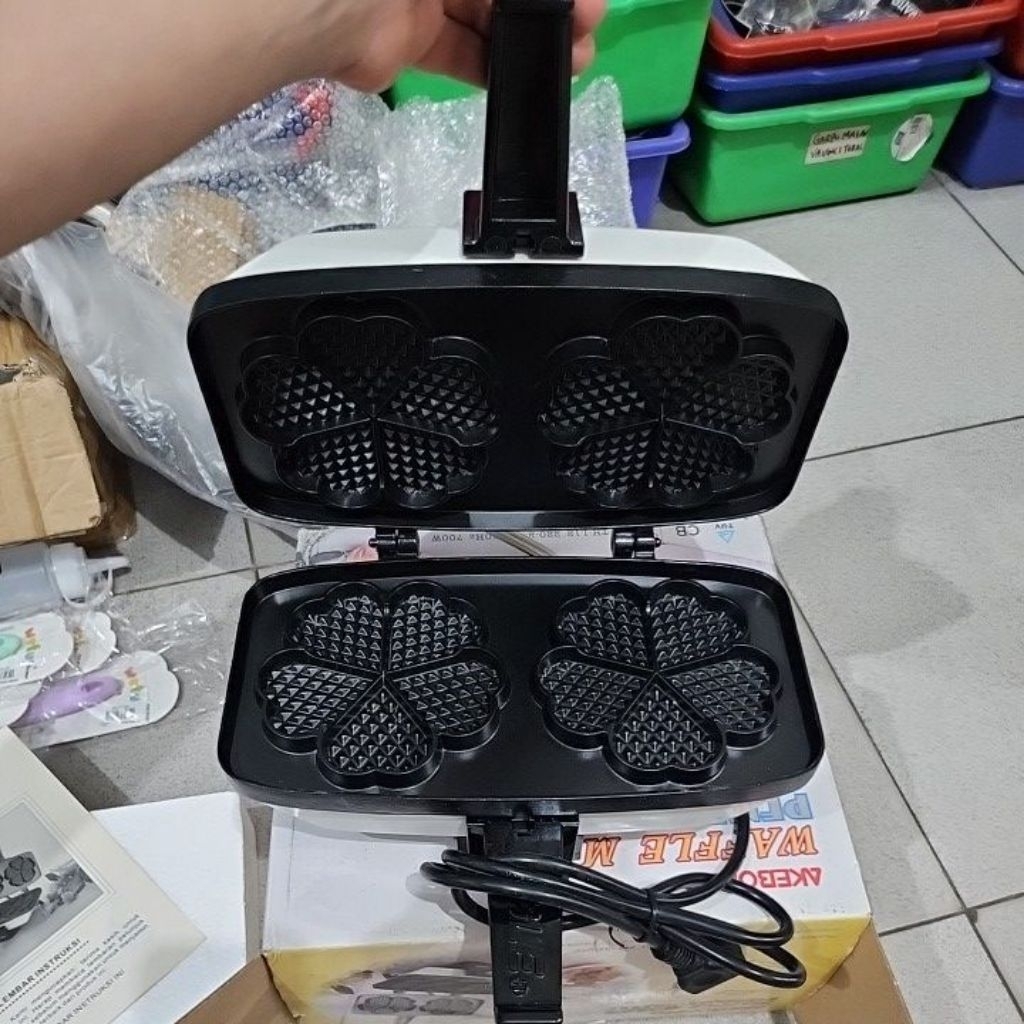 Akebonno Waffle Maker TH-L12 cetakan waffle listrik pembuat waffle