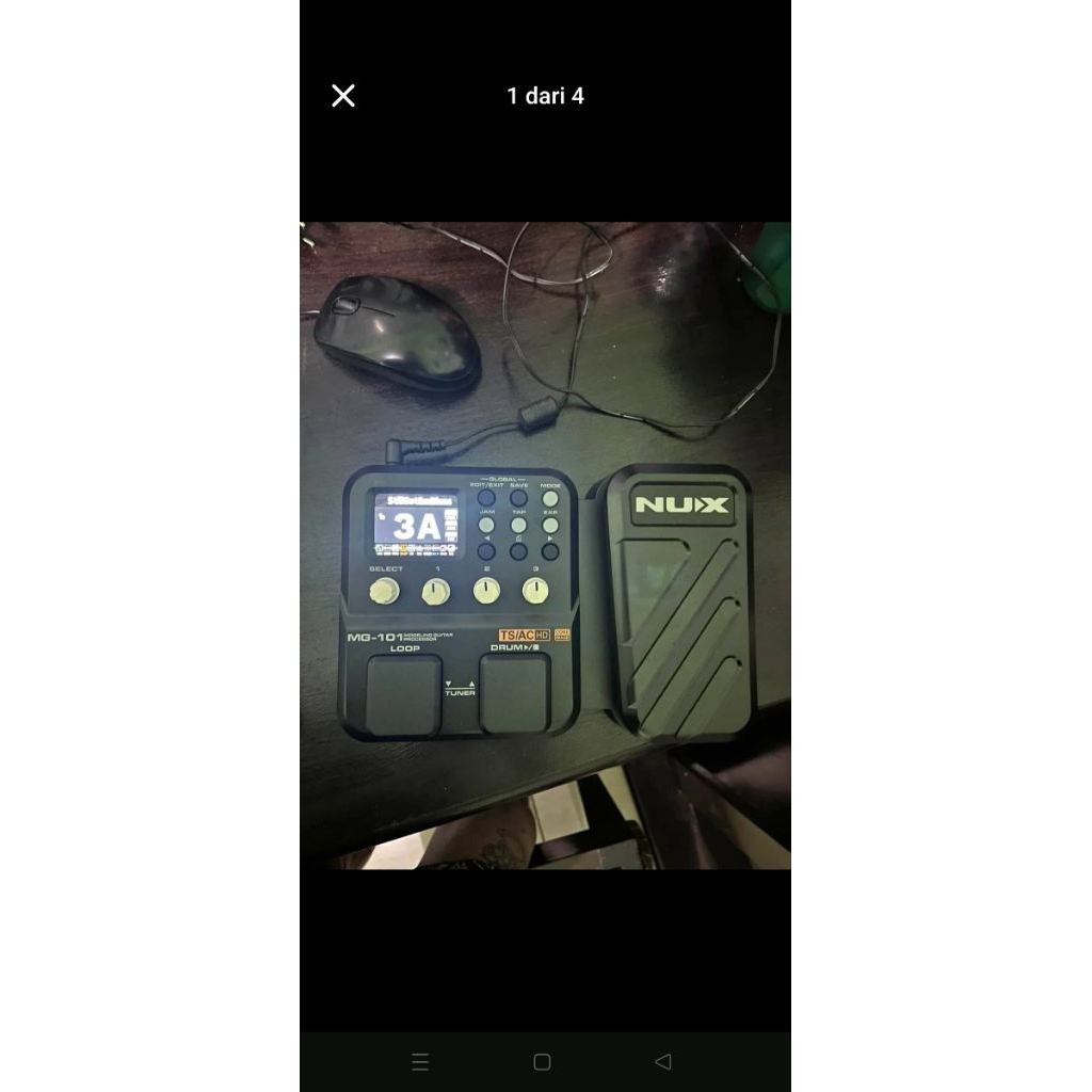 efek gitar nux MG-101