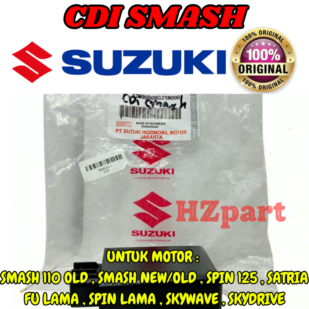 ORIGINAL ASLI CDI SMASH ASLI Suzuki Smash/Satria FU/Spin/Skywave/Skydrive BERKUALITAS ASLI 100% ORI