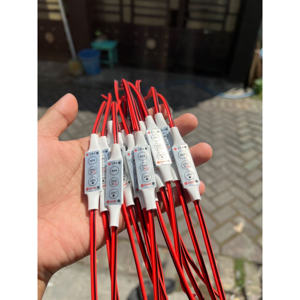 Modul dimmer modul kedip 2 kabel controller control led strobo 12Volt 24Volt kedip