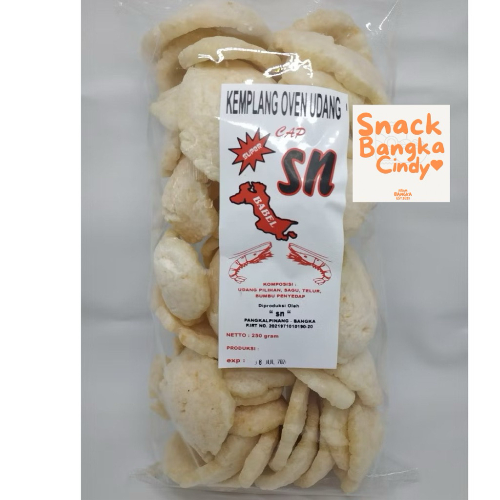 

Kerupuk Kempelang Oven Udang SN Bentuk Besar