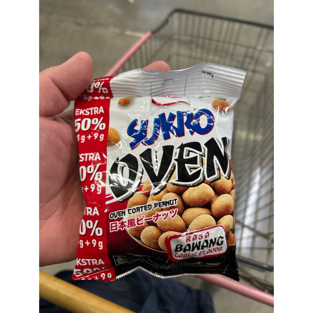 

Kacang SUKRO Oven bawang 18gram