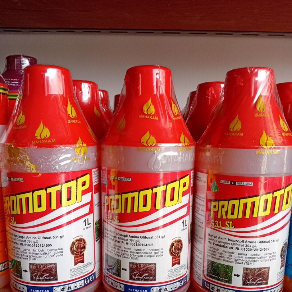 Racun Rumput PROMOTOP 531SL,Kemasan 1L Pembasmi Ampuh (ORIGINAL 100%)