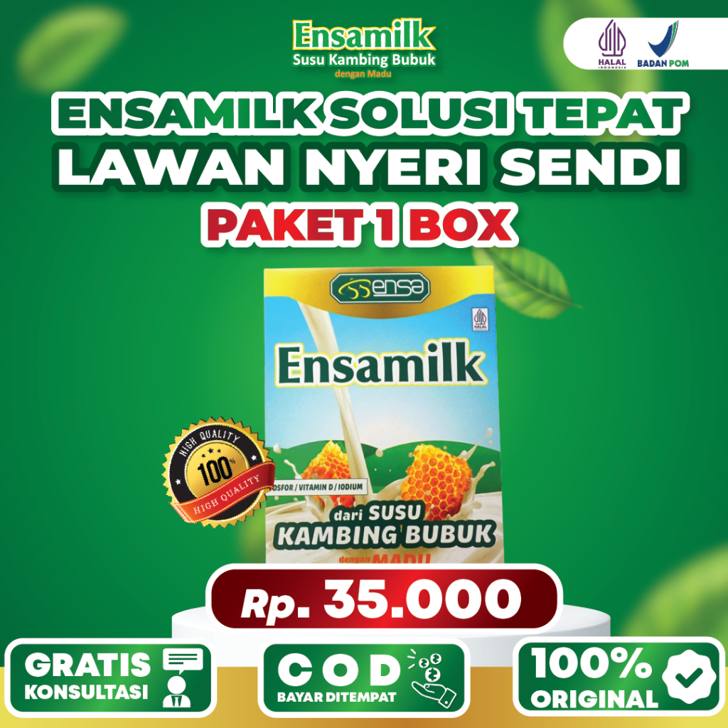 

Ensamilk Susu Kambing Etawa Atasi Masalah Tulang dan Sendi