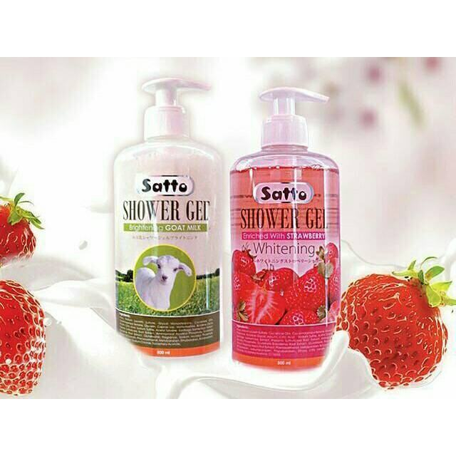 Satto Shower Gel Brightening Goat Milk