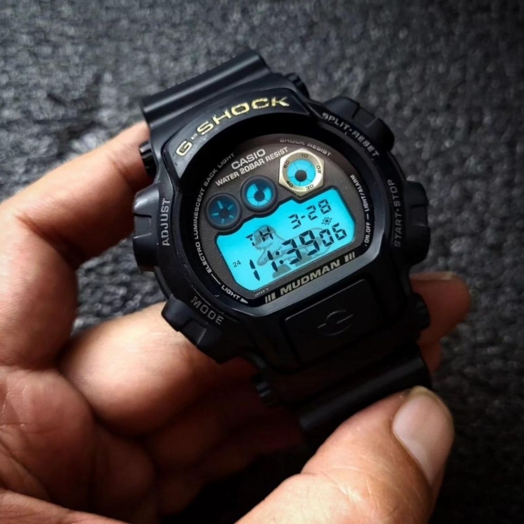 Casio G-shock DW 8400 Mudman gen 1 JDM, backlight mascot RARE
