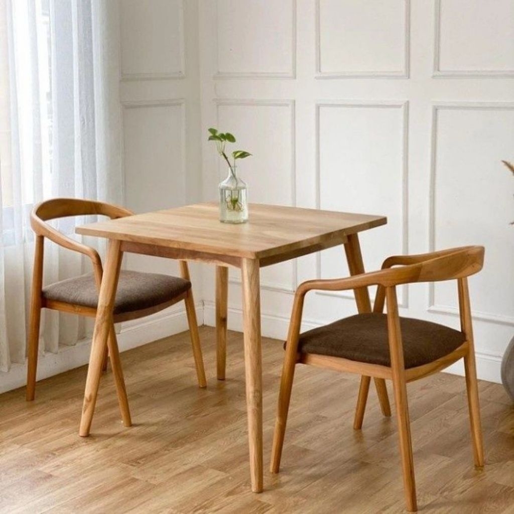 Big Promo  Set 2k+1 m Kursi Sellly Bubut Jati Kursi Cafe Kursi Makan Selly