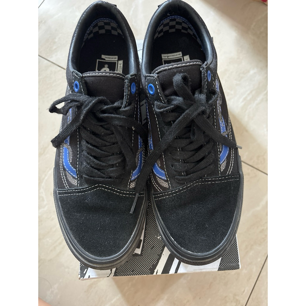 VANS Breana Geering Blue/Black Old Skoo (preloved)