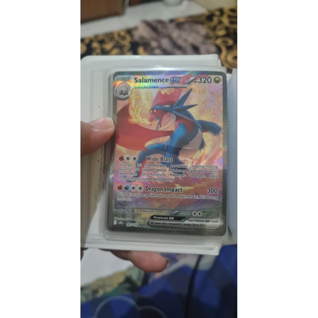 kartu pokemon salamence EX SAR