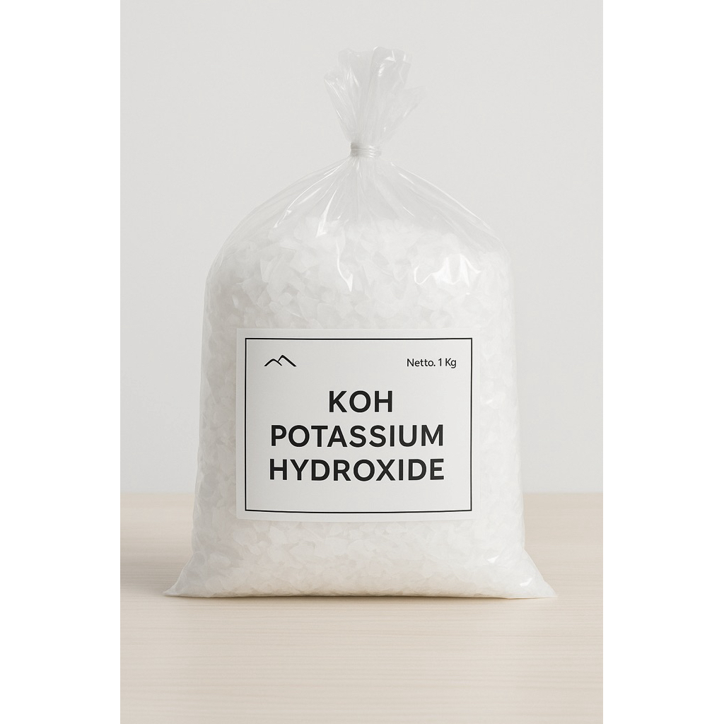 KOH / Kalium Hidroksida 1 Kg / Potassium Hydroxide