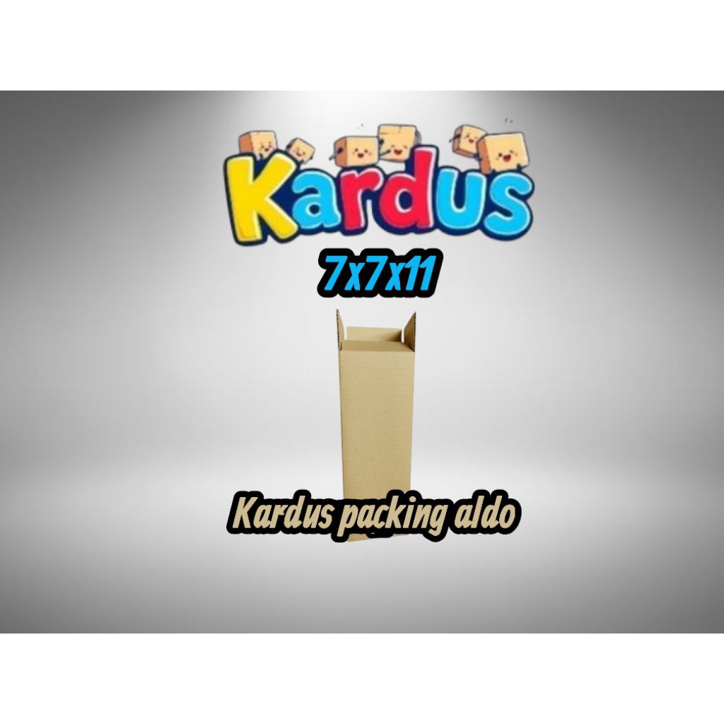 

kardus box packing 7x7x11