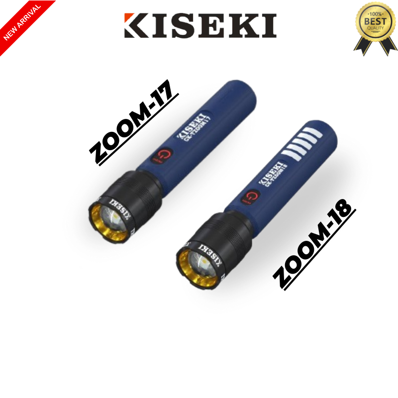 Kiseki Senter Tangan CK-TZOOM17&TZOOM18 [35&55Watt] Senter Sorot LED Laser Jarak Jauh