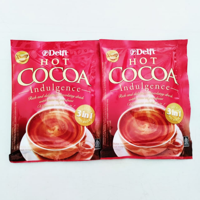 

Delfi Hot Cocoa Indulgence 25 Gram Minuman Cokelat Sachet