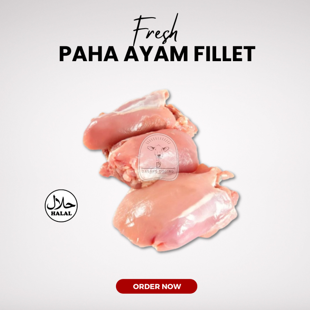 

Daging Ayam Paha Fillet Boneless Fresh Halal 500gr