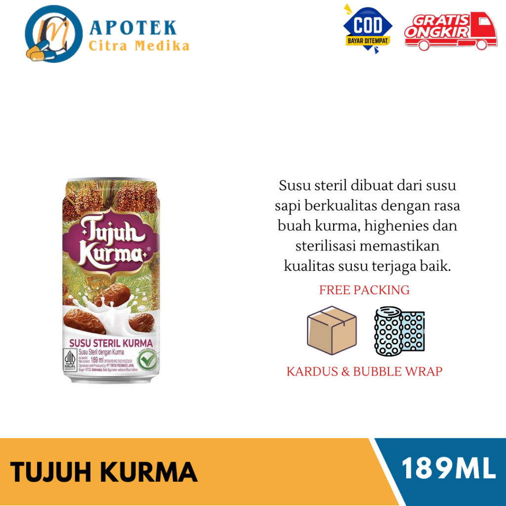 

TUJUH KURMA - Minuman Kurma Asli Higienis dan Steril Untuk Kesehatan