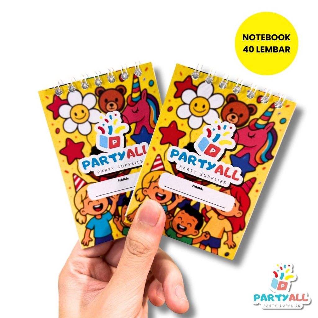 

Buku Notes Agenda Kecil Anak 40 Lembar / Notebook Kantong (Ukuran 7x10 cm) Gratis Plastik - PartyAll