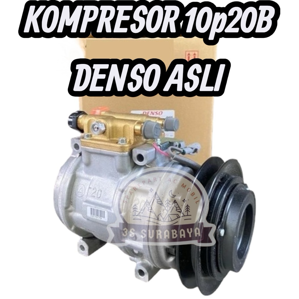 Kompresor 10p20B Bus Denso Asli Ac mobil Compressor 10P20 B As20 (Baru/New)