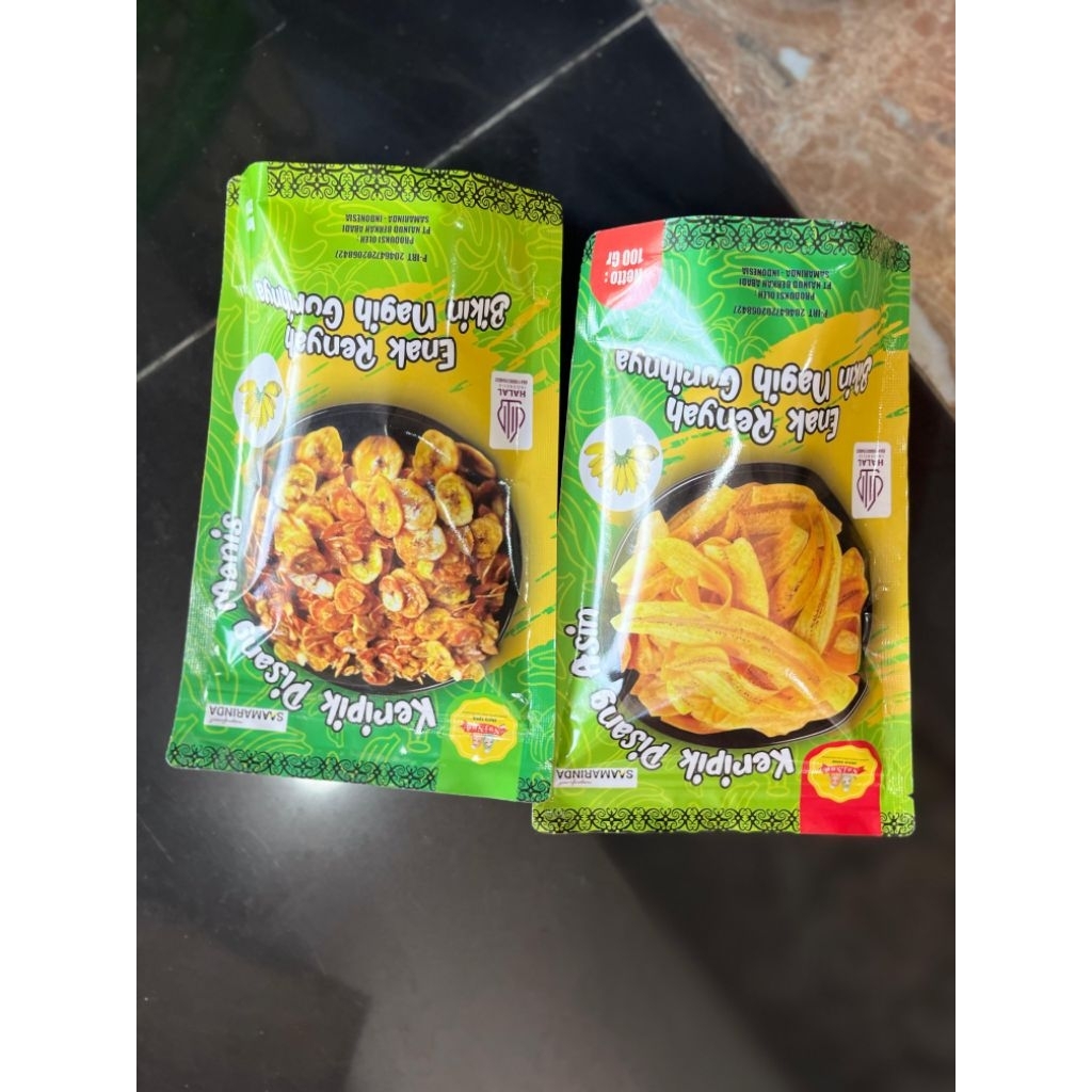 

KERIPIK PISANG RENYAH MANIS DAN ASIN CEMILAN KHAS SAMARINDA