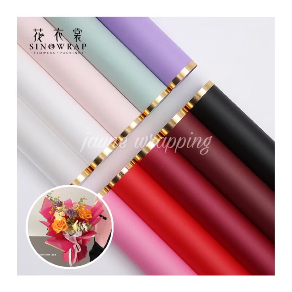 

[1PAK/20LEMBAR] JFZ Kertas Buket Bunga / Flower Wrapping Paper Cellophane