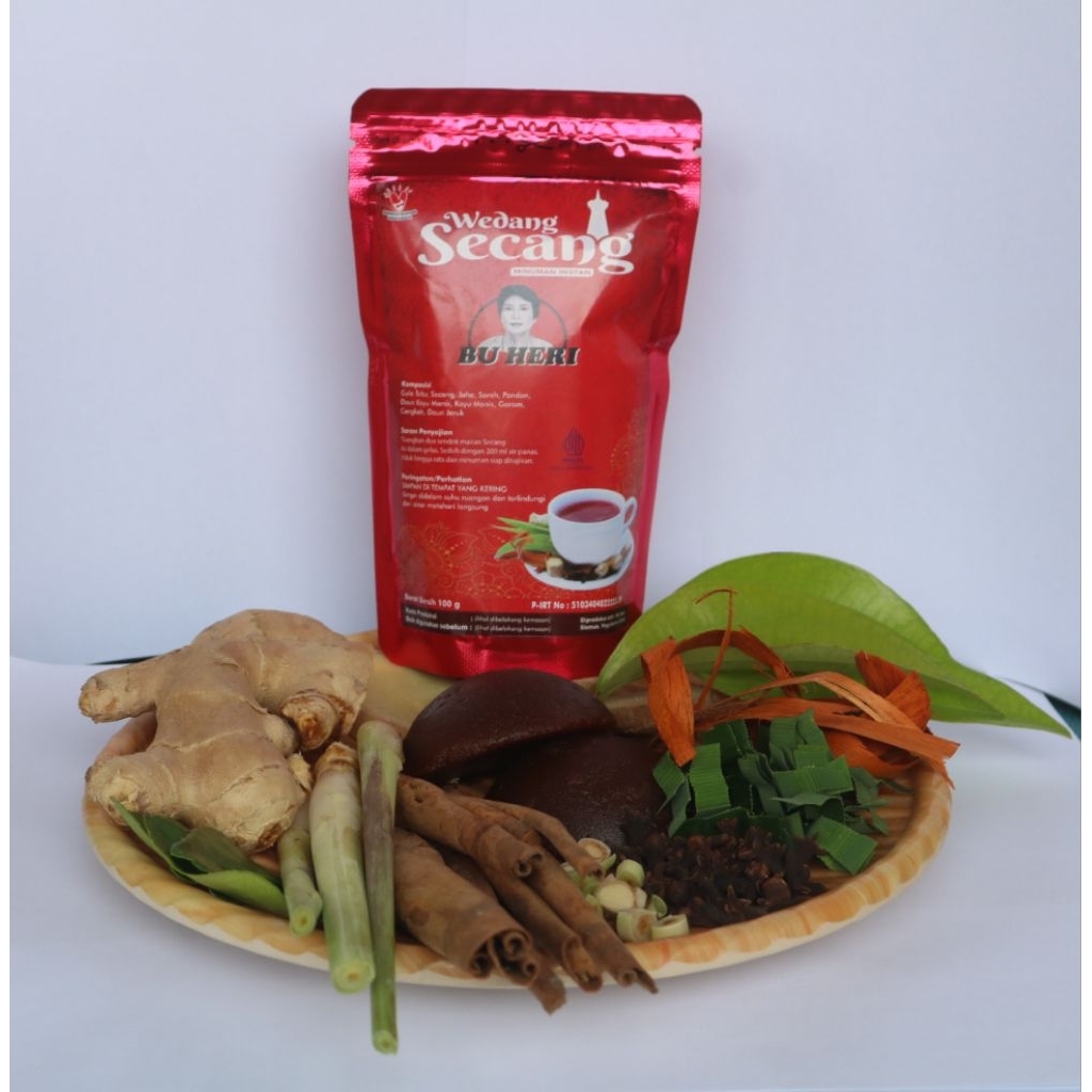 

Minuman tradisional Jahe Bu Heri/Minuman bubuk/ Secang instan