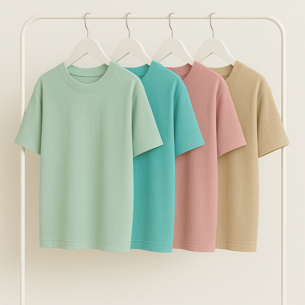 Kaos Oversize 4 Pcs 100 Ribu Cewek Cowok T-Shirt Wanita Distro M L XL XXL Semi Katun Premium 20S