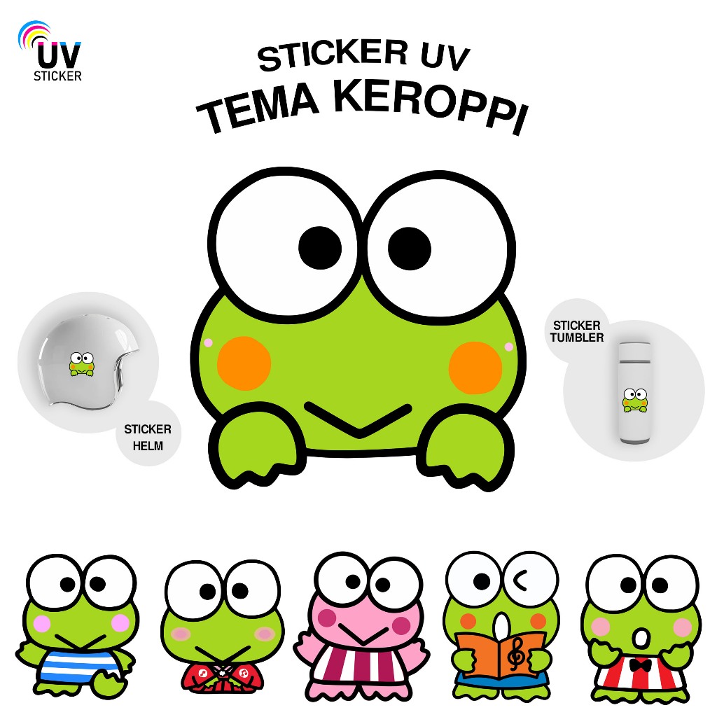 

STIKER UV - TEMA KEROPPI | STICKER UV, STICKER MOTOR, STICKER MOBIL, STICKER HELM, STICKER TUMBLER, STICKER 3D, STICKER UV DTF BY UVSticker