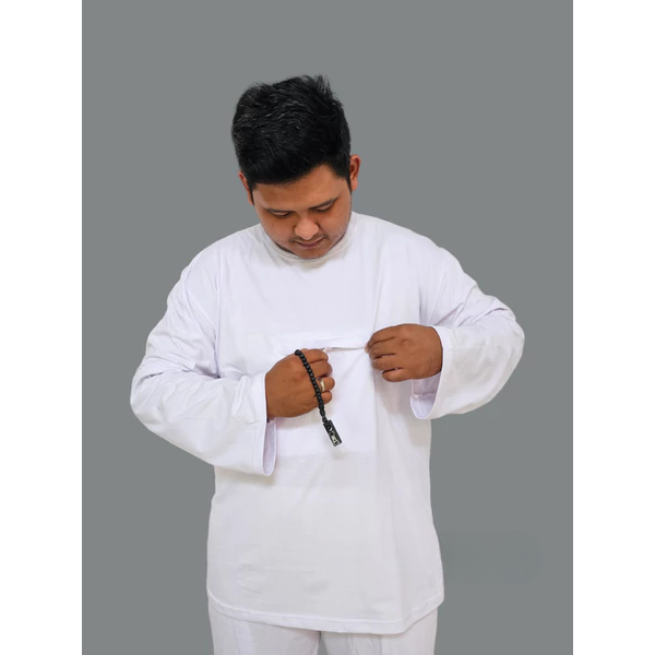 Kaos Haji Umroh Lengan Panjang Pria  Kaos  Singlet Umroh