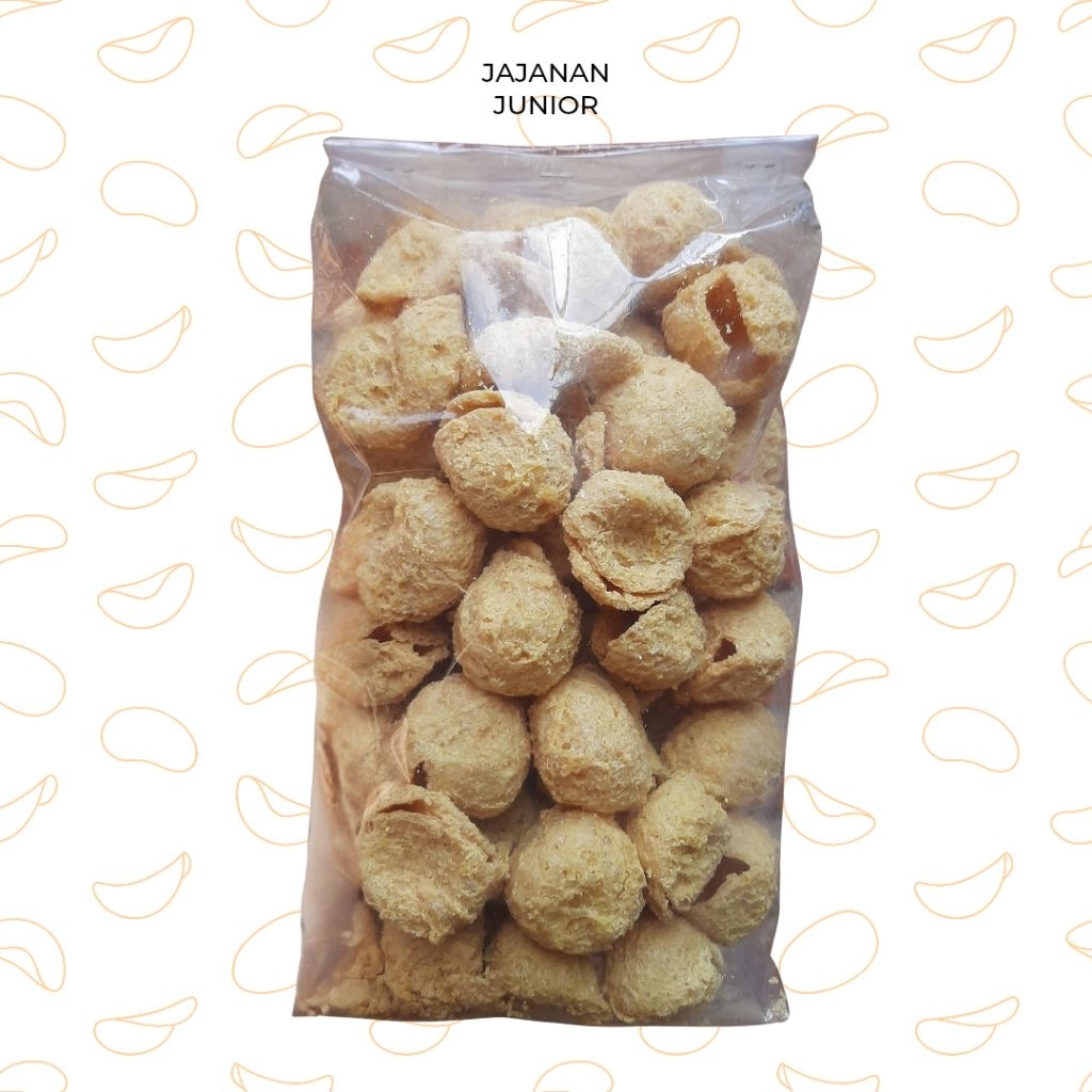 

Keripik Tahu Bulat Walik Goreng Asin Renyah Gurih 250 gram