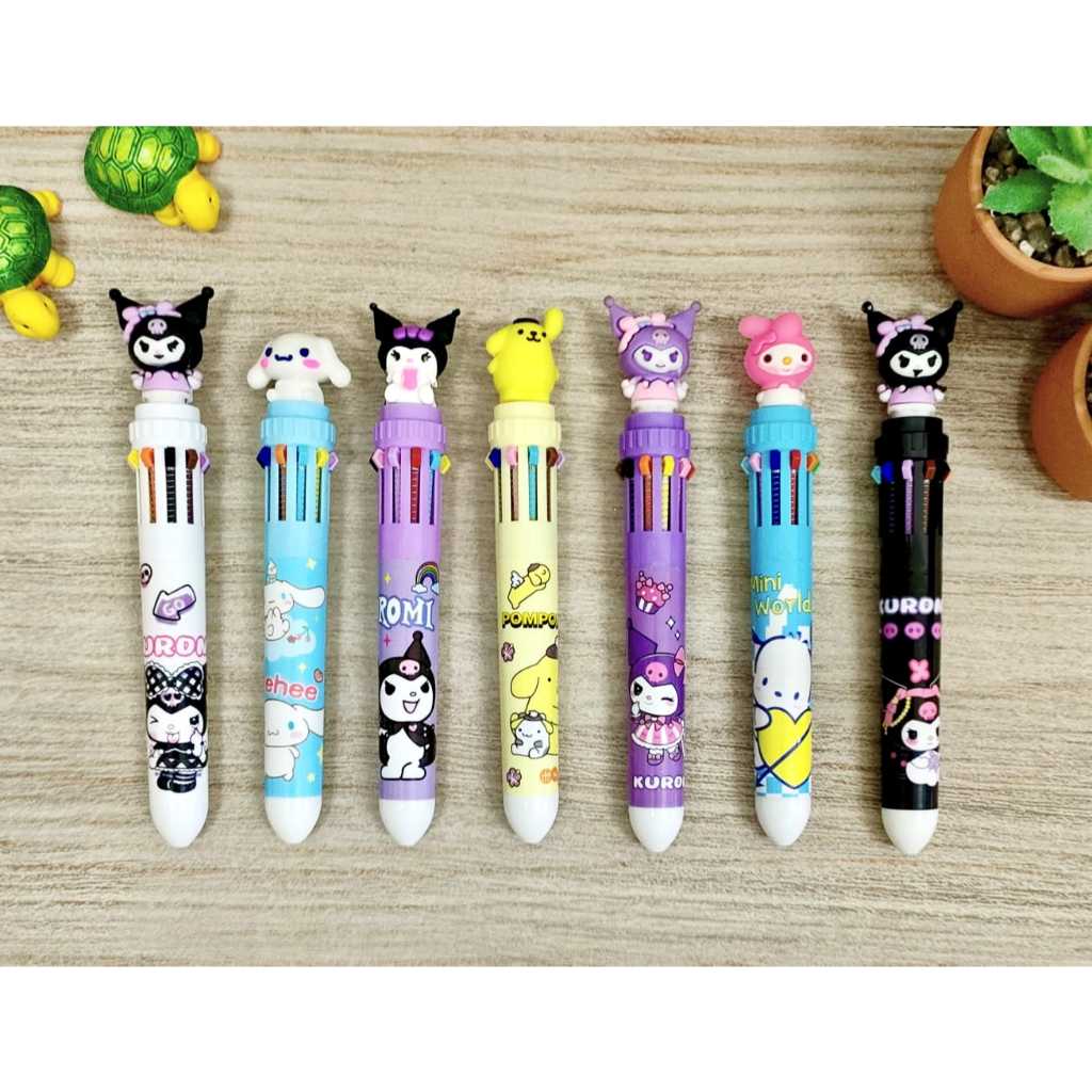 

TS - Pulpen 10 Warna Motif Sanrio & Labubu – Pulpen Karakter Lucu Anak / Stationery Kawaii / ATK Sekolah