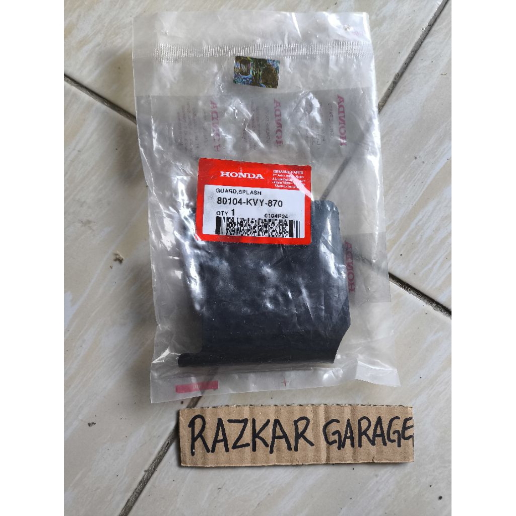 Karet tahanan lumpur guard splash karet spakbor honda beat karbu original 80104-KVY-870
