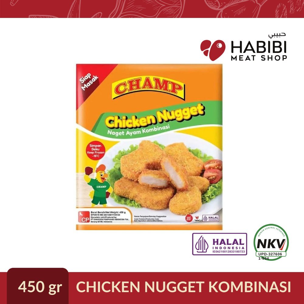 

CHAMP NUGGET KOMBINASI (450gr)