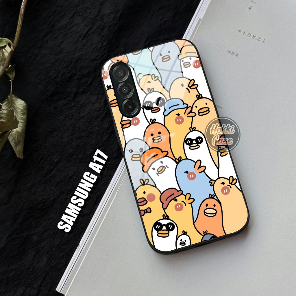 Case Samsung A17 - SoftCase Glass Samsung A17 Terbaru - Casing Hp Samsung A17 - Silikon For Samsung 
