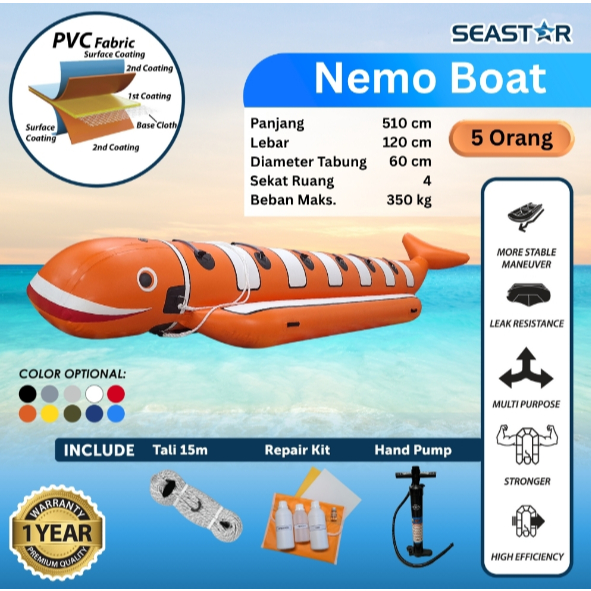 Banana Nemo Boat Perahu Wahana Air Seastar